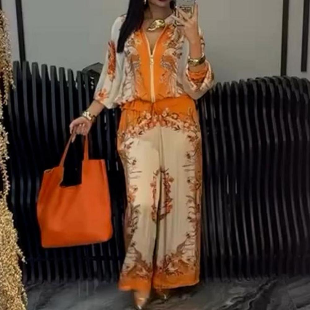 Sunmi - Elegantes Zweiteiliges Satz Mit Reißverschluss